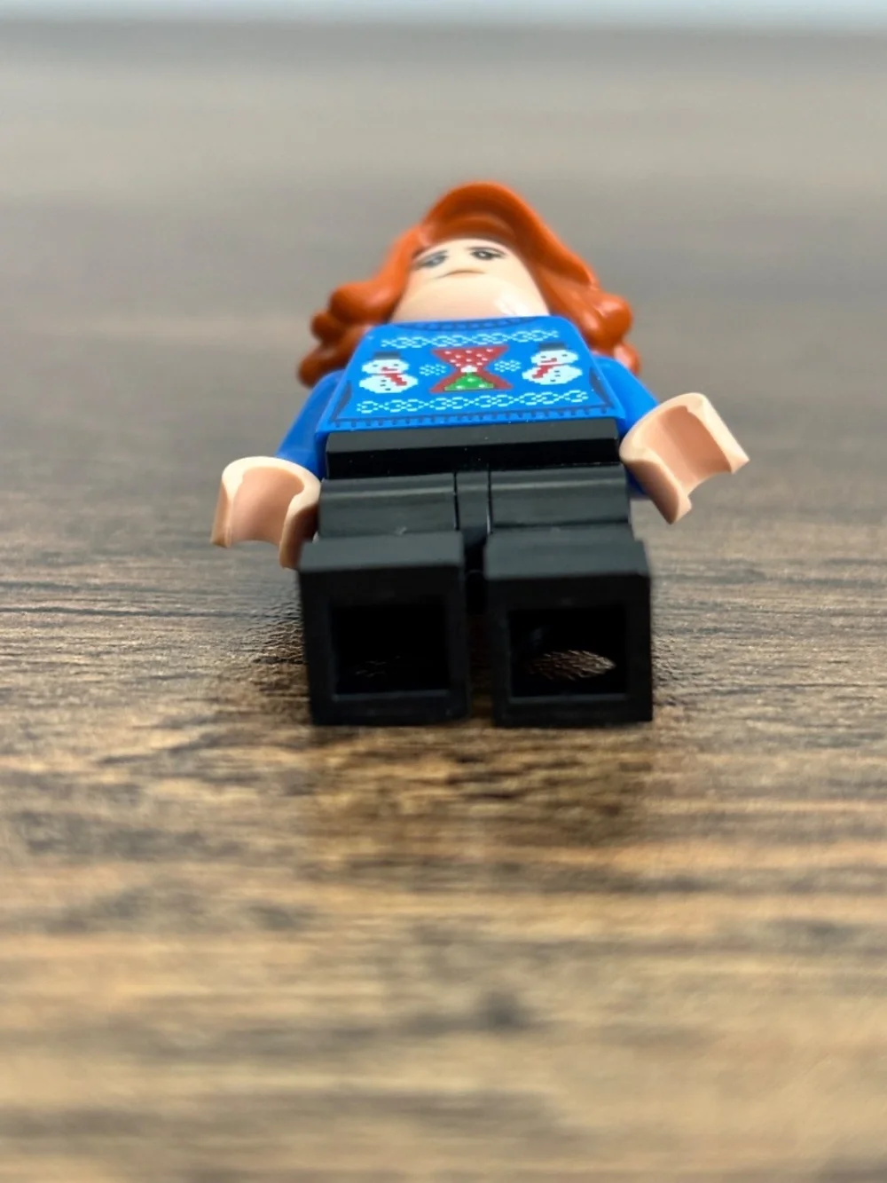 LEGO Black Widow Christmas Holiday Sweater Marvel Minifigure 76267 NEW sh0907